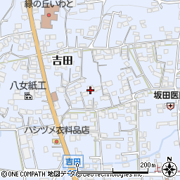 福岡県八女市吉田1807周辺の地図