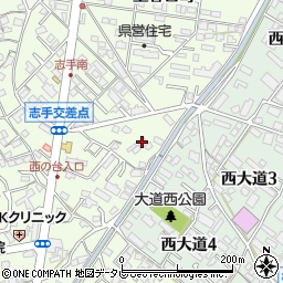 大分県大分市三芳2025-1周辺の地図