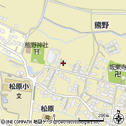 福岡県筑後市熊野999周辺の地図
