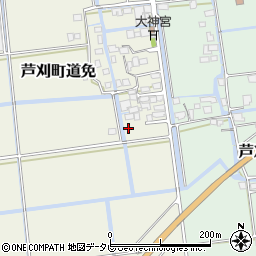 佐賀県小城市芦刈町道免104周辺の地図
