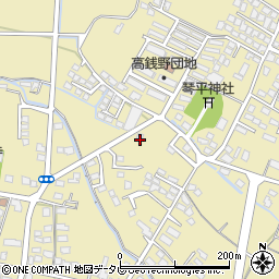 福岡県筑後市熊野1068周辺の地図