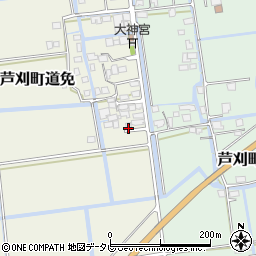 佐賀県小城市芦刈町道免102周辺の地図