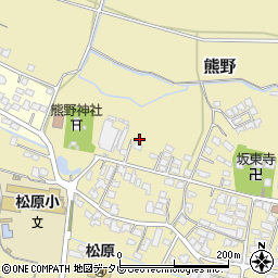 福岡県筑後市熊野999-6周辺の地図