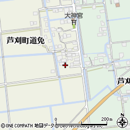 佐賀県小城市芦刈町道免102-3周辺の地図