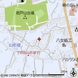 福岡県八女市吉田1456周辺の地図