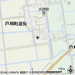 佐賀県小城市芦刈町道免102-1周辺の地図