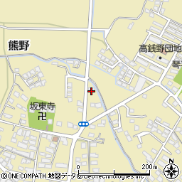 福岡県筑後市熊野1015周辺の地図