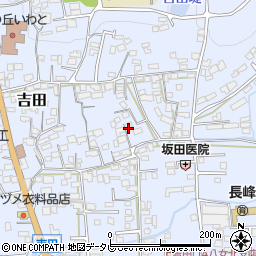 福岡県八女市吉田1839周辺の地図