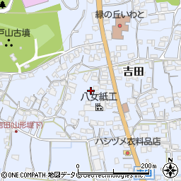 福岡県八女市吉田1517周辺の地図