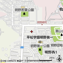 パレストステージ明野弐番館管理室周辺の地図