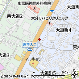 うなぎの幸栄 大道店周辺の地図