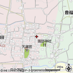 宅間田アパート周辺の地図