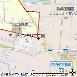 福岡県三潴郡大木町前牟田701周辺の地図