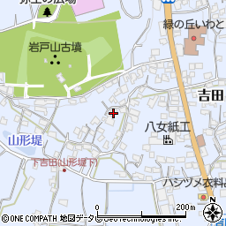 福岡県八女市吉田1491周辺の地図