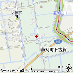 佐賀県小城市芦刈町下古賀274周辺の地図