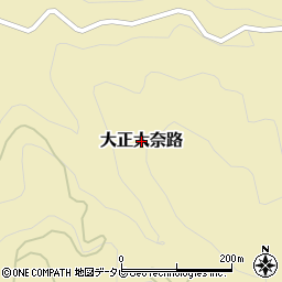 高知県四万十町（高岡郡）大正大奈路周辺の地図