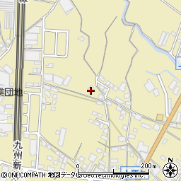 福岡県筑後市熊野1370-1周辺の地図