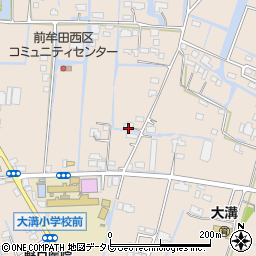 福岡県三潴郡大木町前牟田588周辺の地図