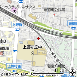 上野パン工房周辺の地図
