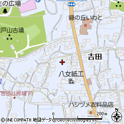 福岡県八女市吉田1513周辺の地図