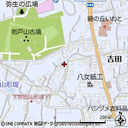 福岡県八女市吉田1492周辺の地図