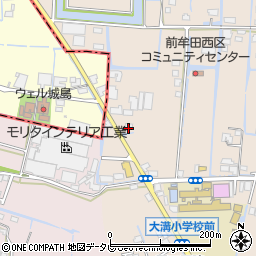 福岡県三潴郡大木町前牟田693周辺の地図