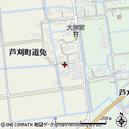 佐賀県小城市芦刈町道免95周辺の地図
