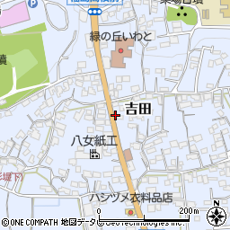 福岡県八女市吉田1526周辺の地図