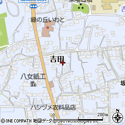 福岡県八女市吉田1735周辺の地図