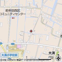 福岡県三潴郡大木町前牟田584周辺の地図
