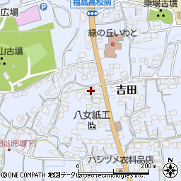 福岡県八女市吉田1514-5周辺の地図