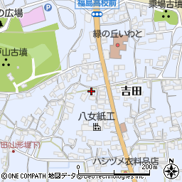 福岡県八女市吉田1514周辺の地図