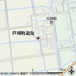 佐賀県小城市芦刈町道免141-2周辺の地図