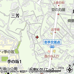 大分県大分市三芳2142周辺の地図