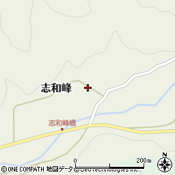 高知県高岡郡四万十町志和峰125周辺の地図