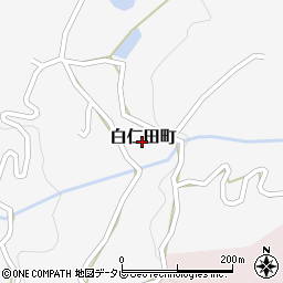 長崎県佐世保市白仁田町周辺の地図