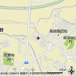 福岡県筑後市熊野1083周辺の地図
