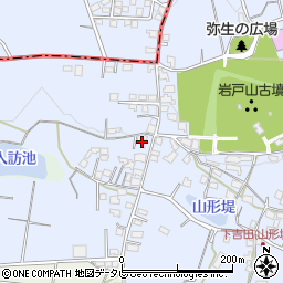 福岡県八女市吉田1331-2周辺の地図