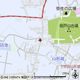 福岡県八女市吉田1333-1周辺の地図