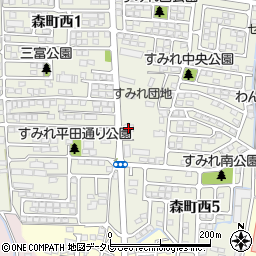 ＺＥＲＯ２森町周辺の地図