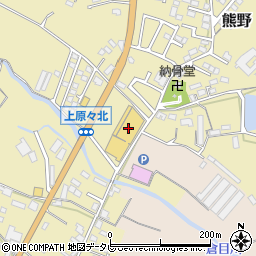 ダイソー筑後北店周辺の地図