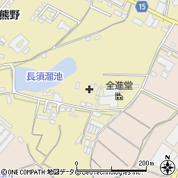 福岡県筑後市熊野108-6周辺の地図