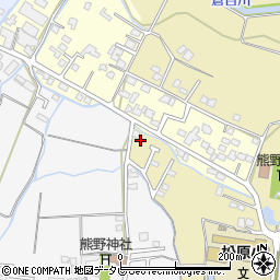 福岡県筑後市熊野738-7周辺の地図