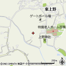 大分県大分市東上野周辺の地図