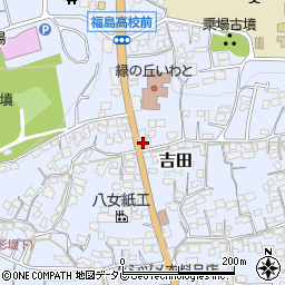福岡県八女市吉田1532周辺の地図