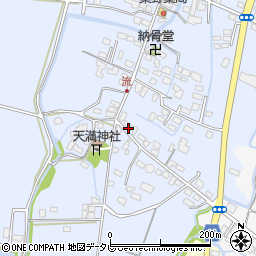 福岡県筑後市西牟田3588周辺の地図