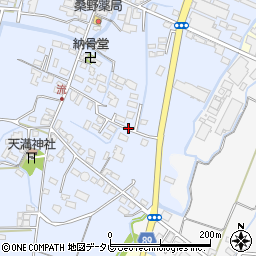 福岡県筑後市西牟田3581周辺の地図