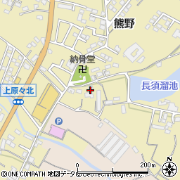 福岡県筑後市熊野107周辺の地図