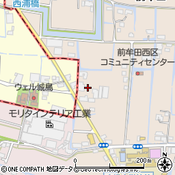 福岡県三潴郡大木町前牟田686周辺の地図