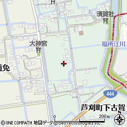 佐賀県小城市芦刈町下古賀245周辺の地図
